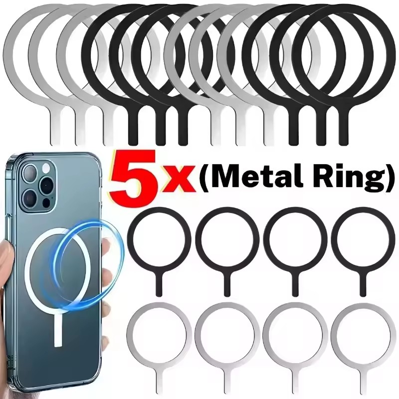Car Phone Holder Magnetic - Stainless Steel Universal Magnetic Metal Plate