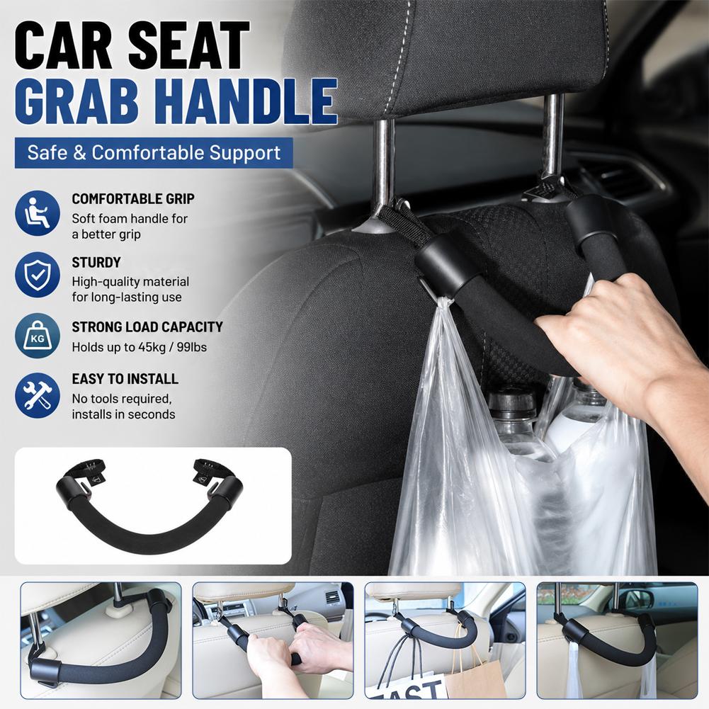 Car Accessories For Elderly - Car Seat Back Headrest Hanger Armrest