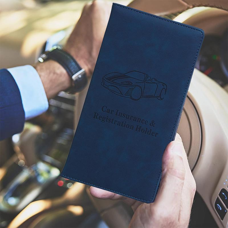 Car Accessories For Elderly - Car Registration And Insurance Holder,Car Document