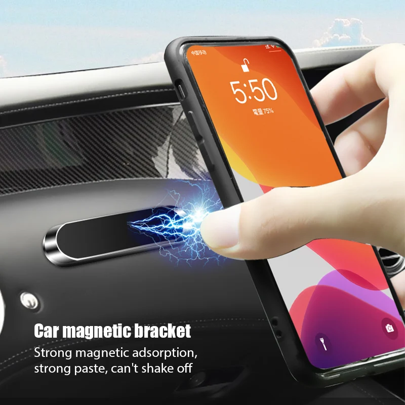 Car Phone Holder Magnetic - Magnetic Car Phone Holder Rotatable Mini