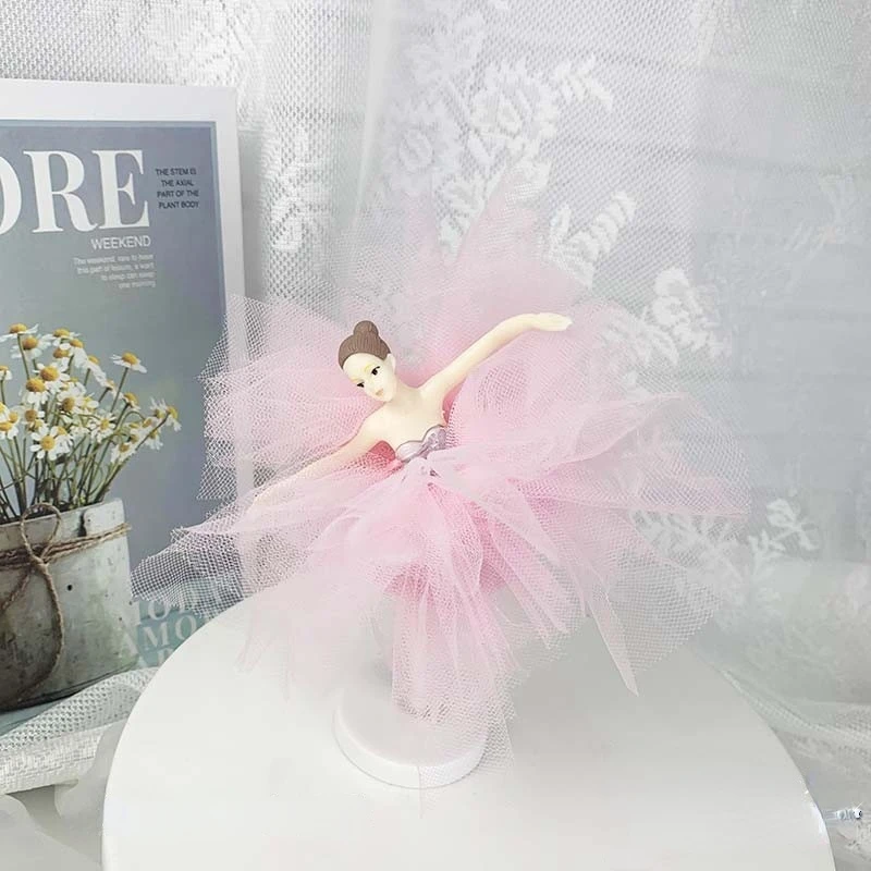 Car Accessories Girly - Angel Girls Cake Topper Girl Doll