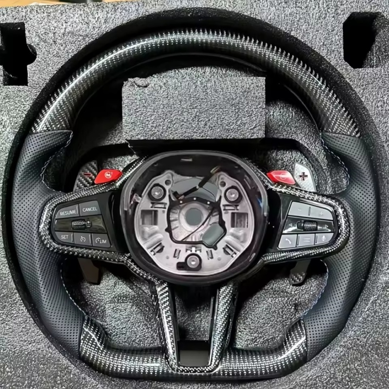 Car Steering Wheel Carbon Fibe - Car Accessories For Inside recension och pris