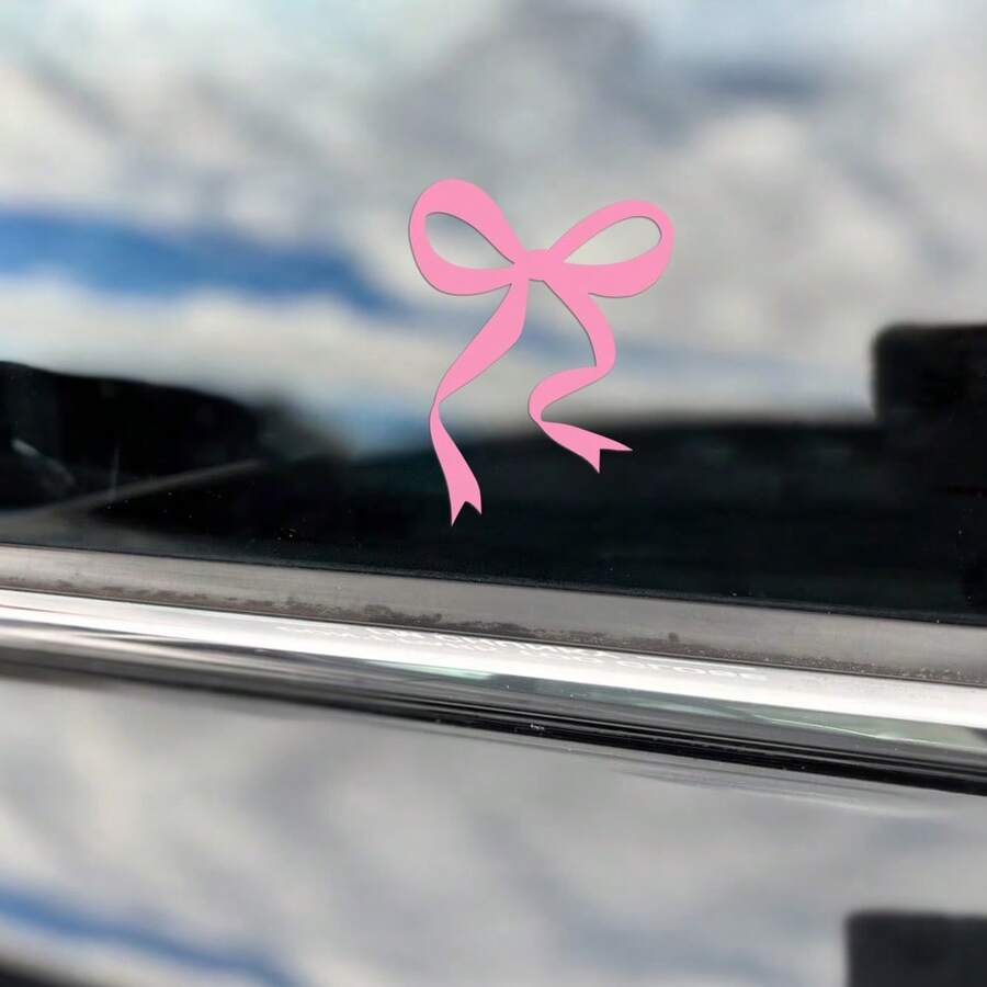 1 Pc Bow Car Decal, Vinyl Girl - Car Accessories Girly recension och pris
