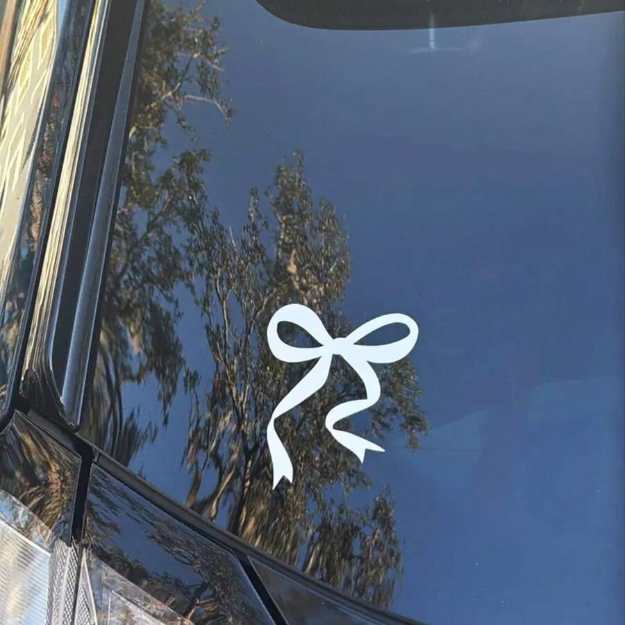 1 Pc Bow Car Decal, Vinyl Girl - Car Accessories Girly recension och pris