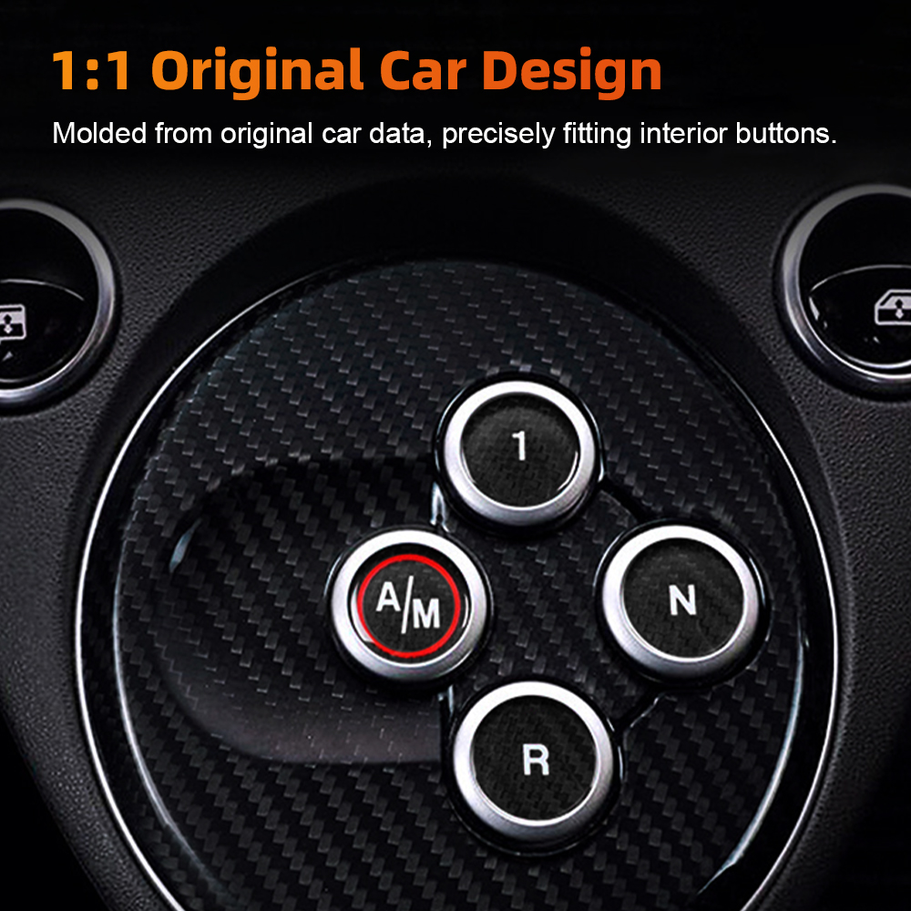 Carbon Fiber Car Gear Shift Bu - Car Accessories Low Price recension och pris
