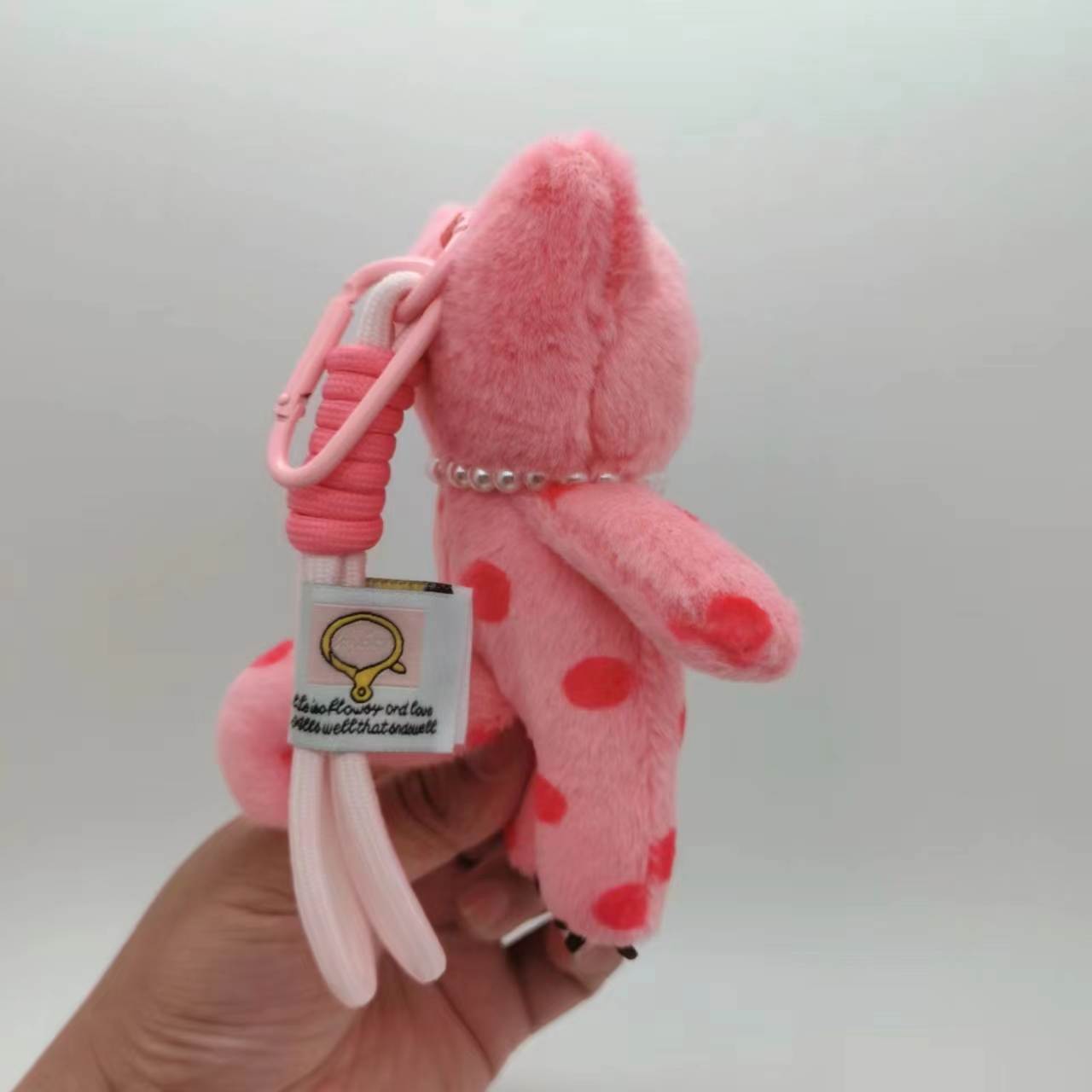 15cm Kawaii Pink Cat Plush Key - Car Accessories Girly recension och pris