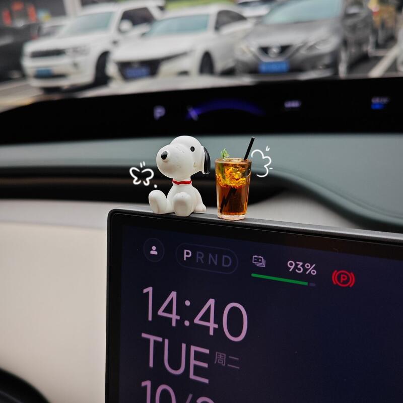 2026 New Snoopy Car Screen Dec - Car Accessories Girly recension och pris