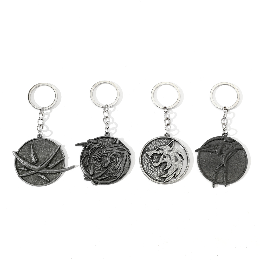 Vintage Wolf Head Keychain Gam - Car Accessories Gifts For Men recension och pris