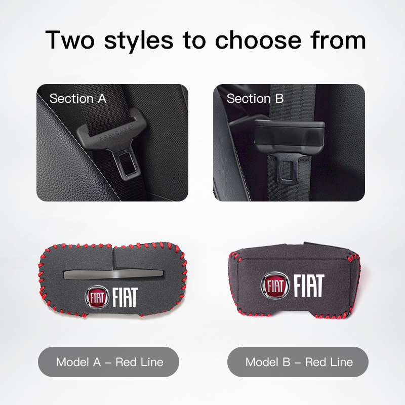 2Pcs Car Logo Seat Safety Belt - Car Accessories Low Price recension och pris
