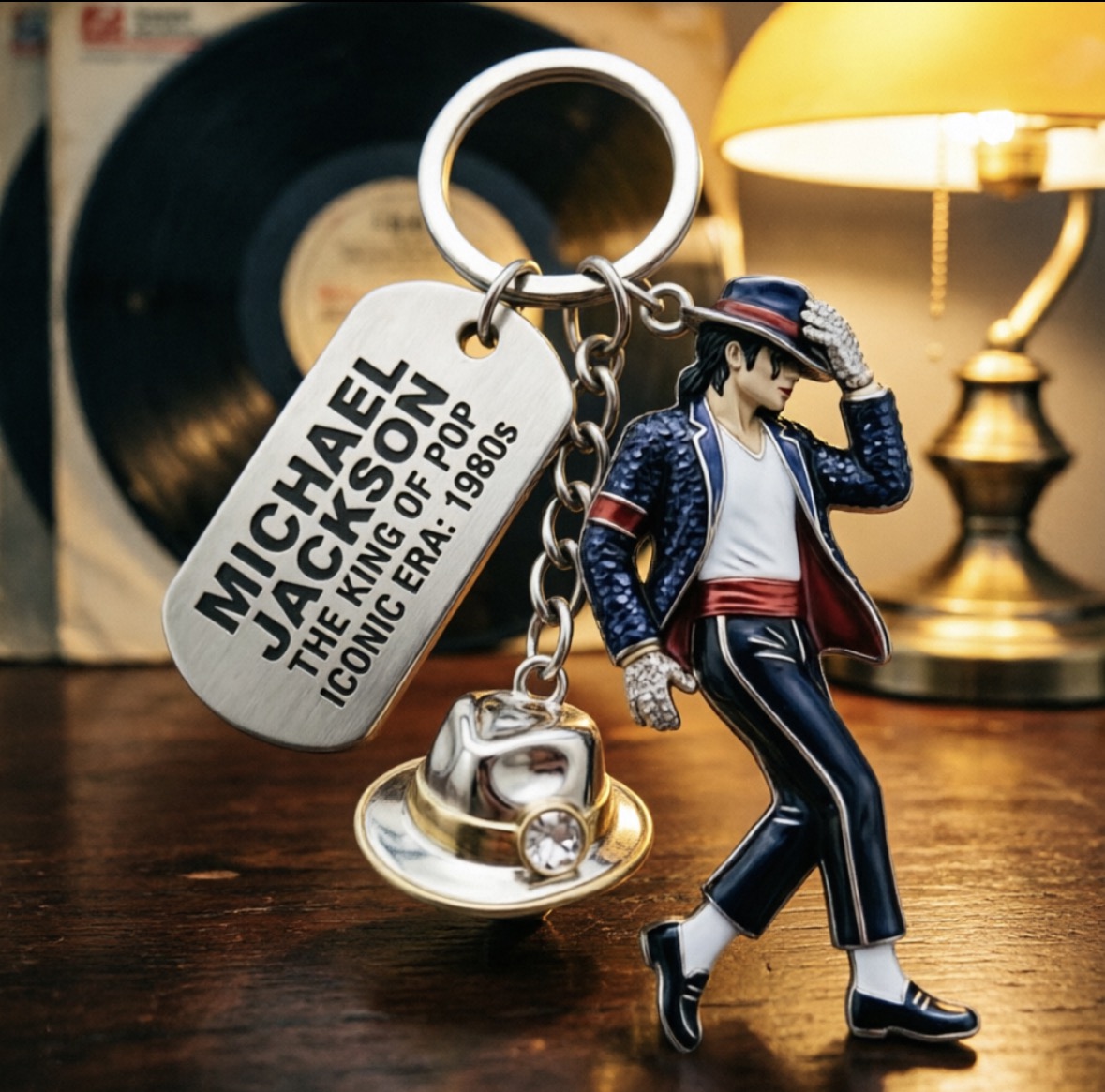 Michael Jackson Keychain, Clas - Car Accessories Gifts For Men recension och pris