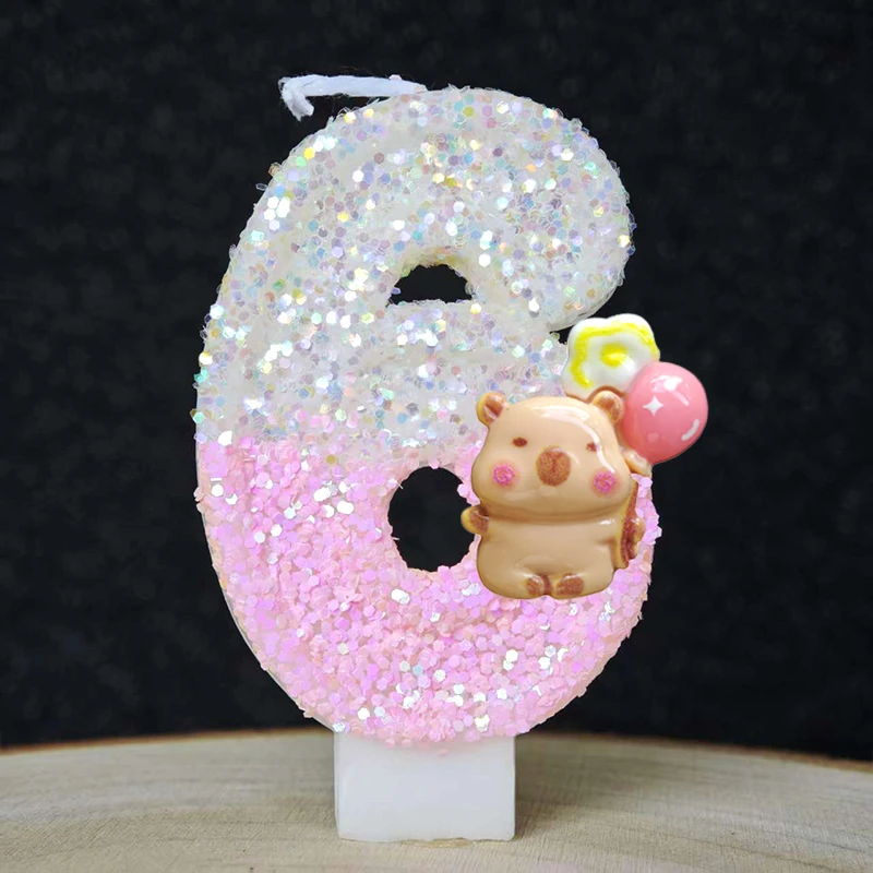 New Capybara Candles Cake Deco - Car Accessories Girly recension och pris