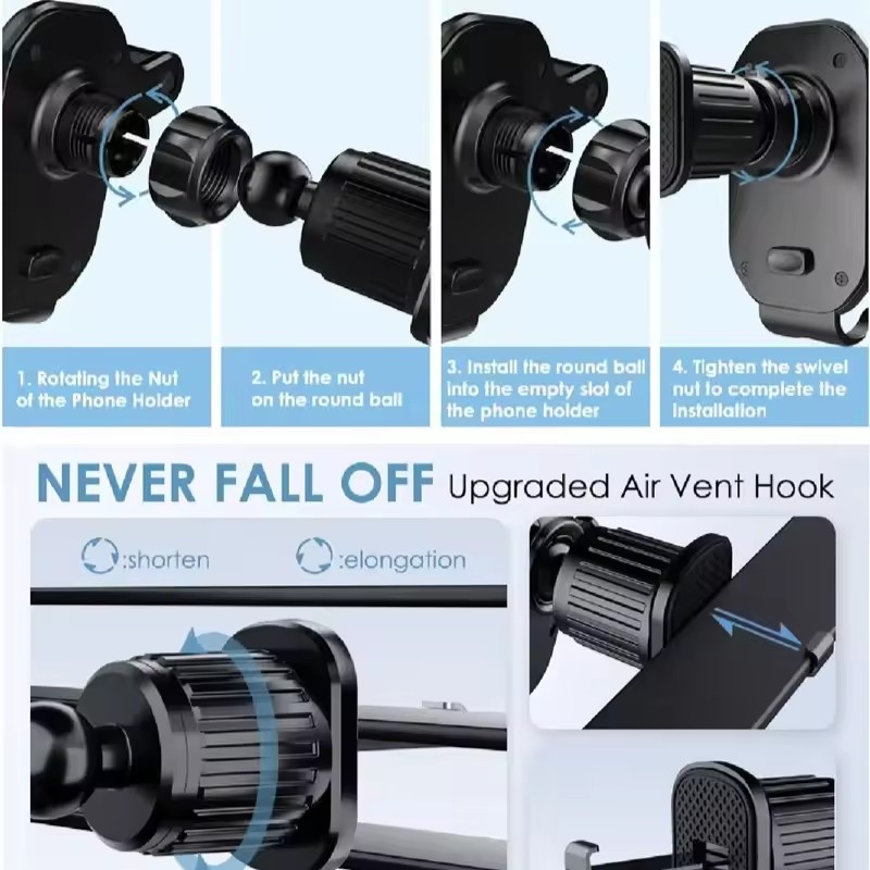 Universal Car Hook Base Phone  - Car Accessories Xiaomi recension och pris