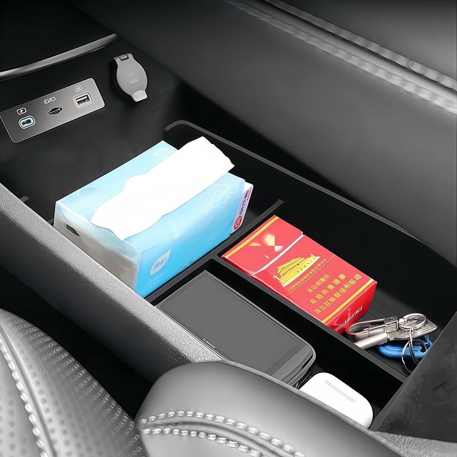 Center Console Lower Storage O - Car Accessories For Inside recension och pris