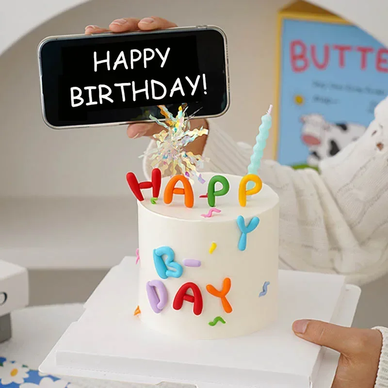 1 Set Happy Birthday Cake Topp - Car Accessories Girly recension och pris