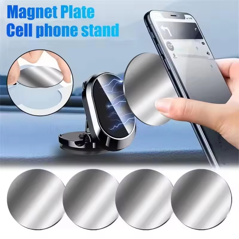 1/50Pcs Ultra Thin Metal Plate - Car Phone Holder Magnetic recension och pris